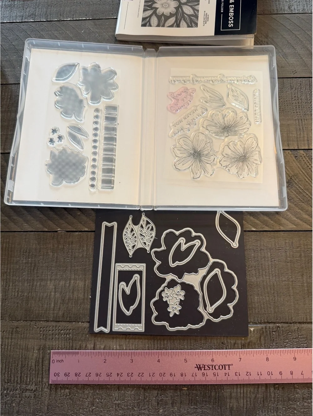 Stampin’ Up Art In Bloom stamp set & Bloom Dies & Bloom Hybrid Embossing Folder